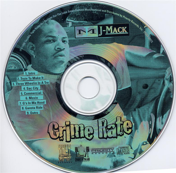 Crime Rate by J-Mack (CD 1996 Straight Out Tha Labb Entertainment 